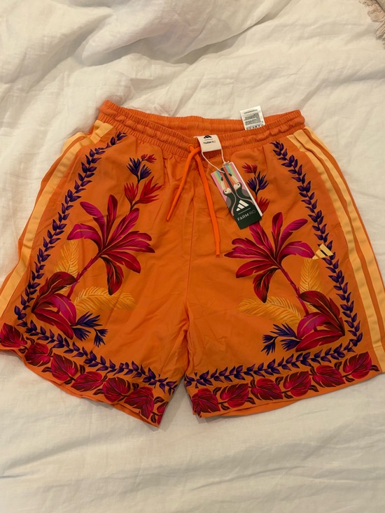 adidas Pants - Farm RioxAdidas Orange Floral Athletic Shorts